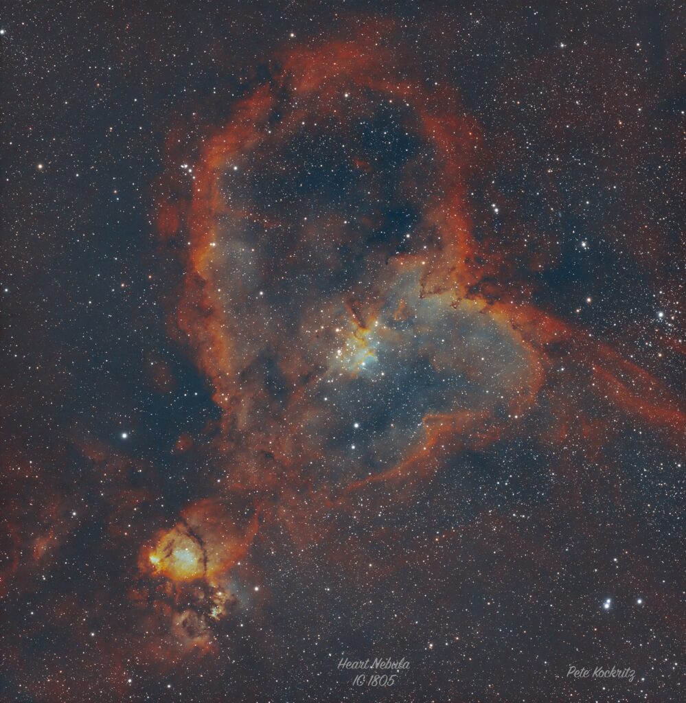 A heart shaped nebula.